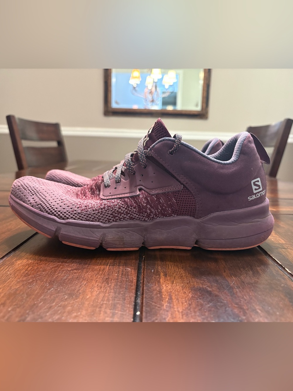 Salomon Predict SOC Women’s Shoes Flint Winetasting Brick Dust Size 11